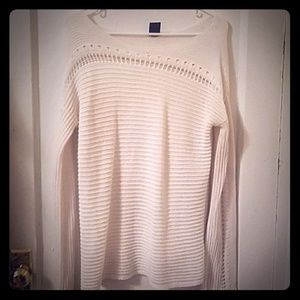 Gap White Sweater
